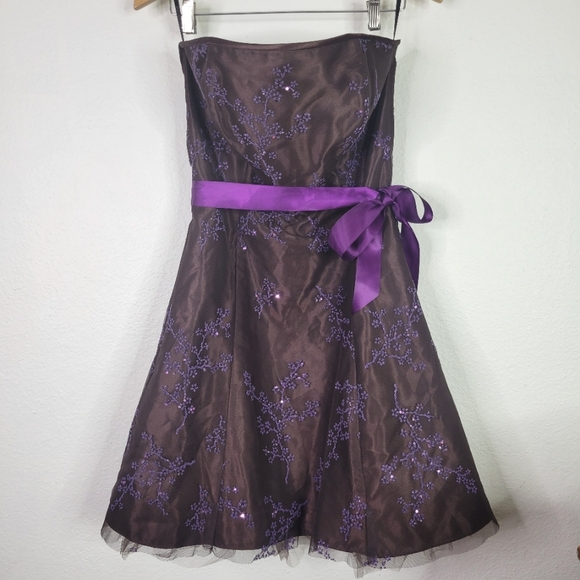 Y2k gunne Sax Homecoming Dress Size 13 - Picture 1 of 8